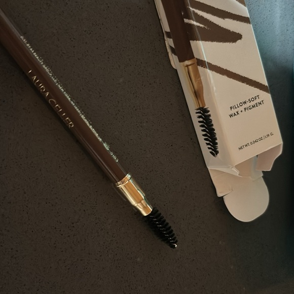 🎄STOCKING STUFFERS🆕 Laura Geller | Bravo Brow Soft Pencil + Brush - Medium Brown - Picture 13 of 13